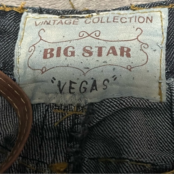 Big Star vintage collection Vegas jeans size 29 dark wash distressed - Picture 5 of 12